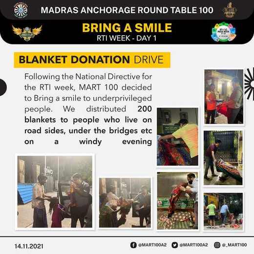 Blanket Donation Drive
