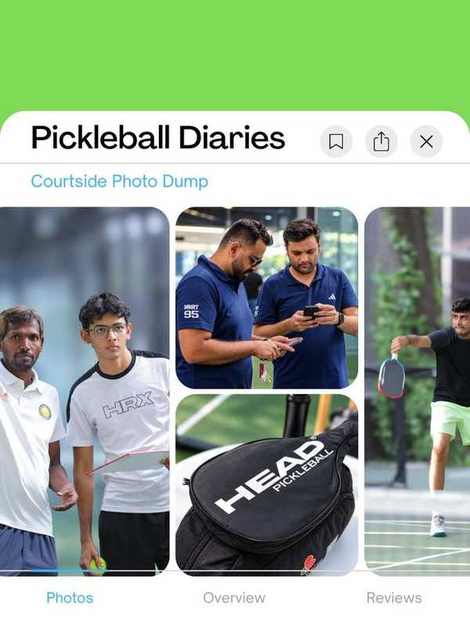 Pickleball Inter-Table: Pickle Diaries