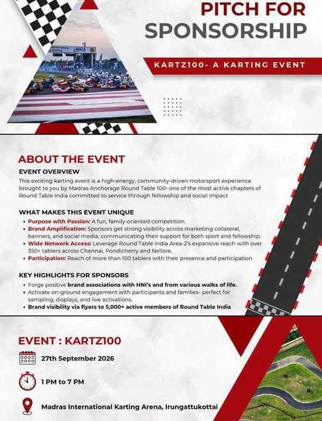 Fundraising for KARTZ 100