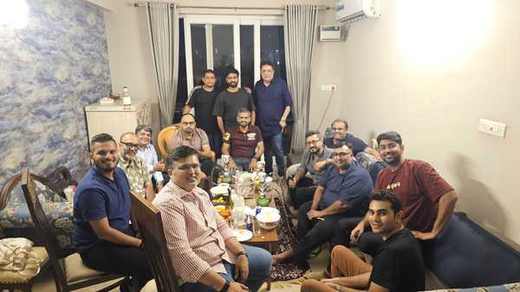 Boys night out at Neeraj's Home